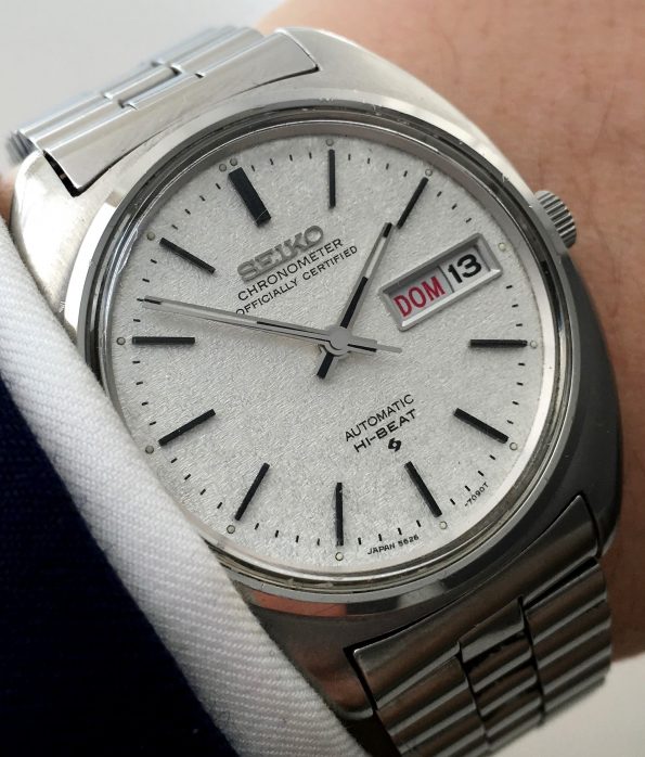 Seiko Hi Beat Automatic with amazing dial and steel strap
