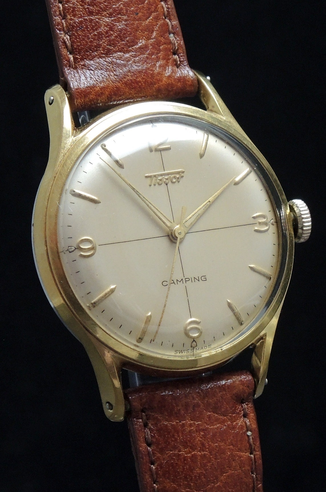 Gold Plated Tissot Camping Vintage 