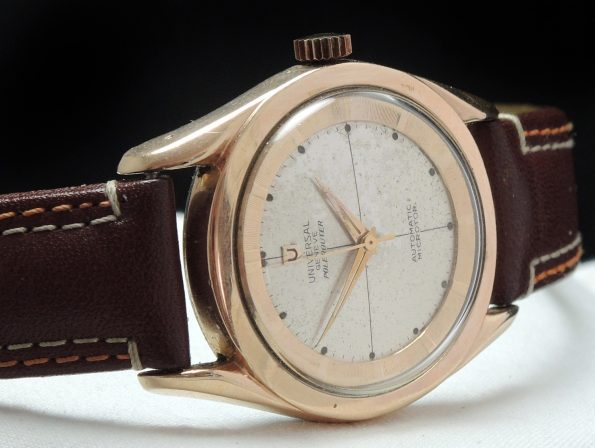 Universal Geneve Polerouter Automatic Pink Gold Plated