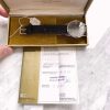 Seltene fast ungetragene NOS IWC Automatic Vintage Watch Fullset Box Papiere mit Leinenziffernblatt