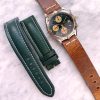 Seltene Vintage Breitling Chronomat Automatik Chronograph mit grünem Ziffernblatt