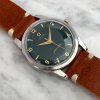 Omega Seamaster Vintage Serviced Automatic Custom Green Dial Fat Lugs 2846
