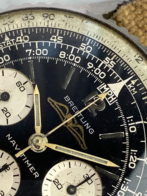 Vintage Breitling Navytimer AOPA Chronograph Militär Serviciert ref 806