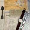 Rare Vintage Rolex Oyster Precision Original Papers Honeycomb Dial