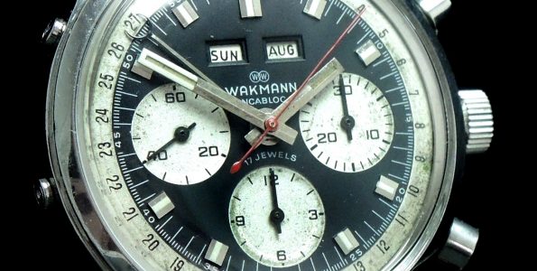 Serviced Wakmann Vintage Chronograph Triple Date