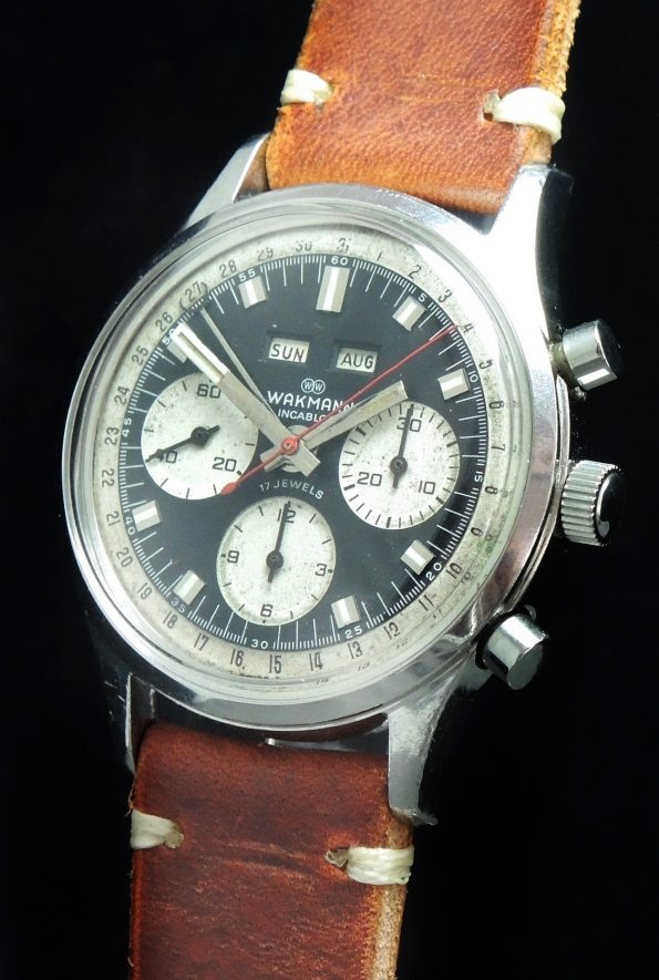 Servicierter Wakmann Vintage Chronograph Triple Date