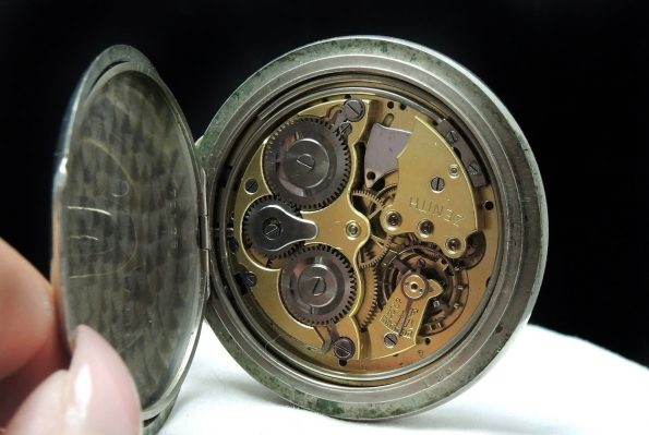 Rare Zenith Pocket Watch with Alarm