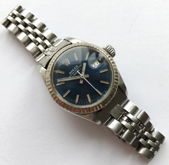 Rolex Datejust Lady Automatic Vintage Steel blue dial