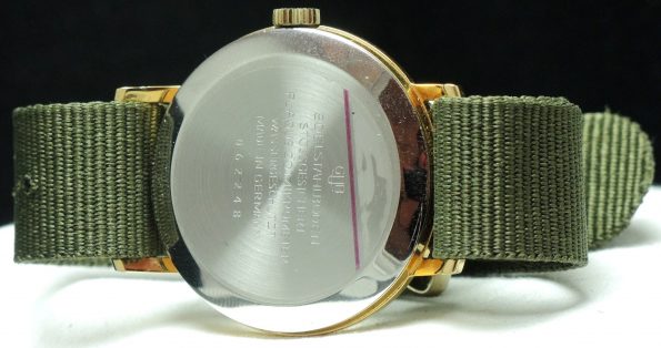 Perfekte Glashütte Automatik Vintage Uhr mit schwarzem Ziffernblatt