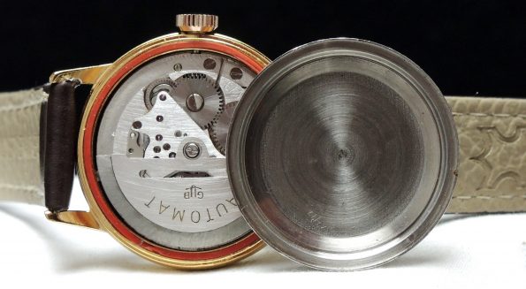 Wonderful Glashütte Vintage watch with two tone dial