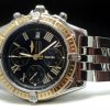 Perfect Breitling Crosswind with black dial and golden bezel