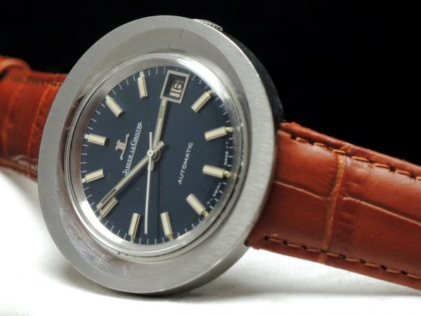 Jaeger leCoultre Stahl Vintage Automatic Automatik watch 70ties
