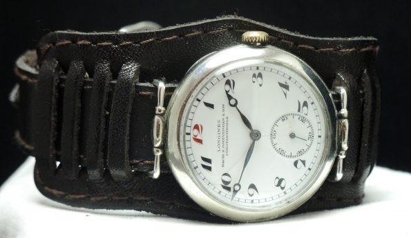 Wonderful Longines Vintage WW1 WK1 Military Watch with Juwelers Signature