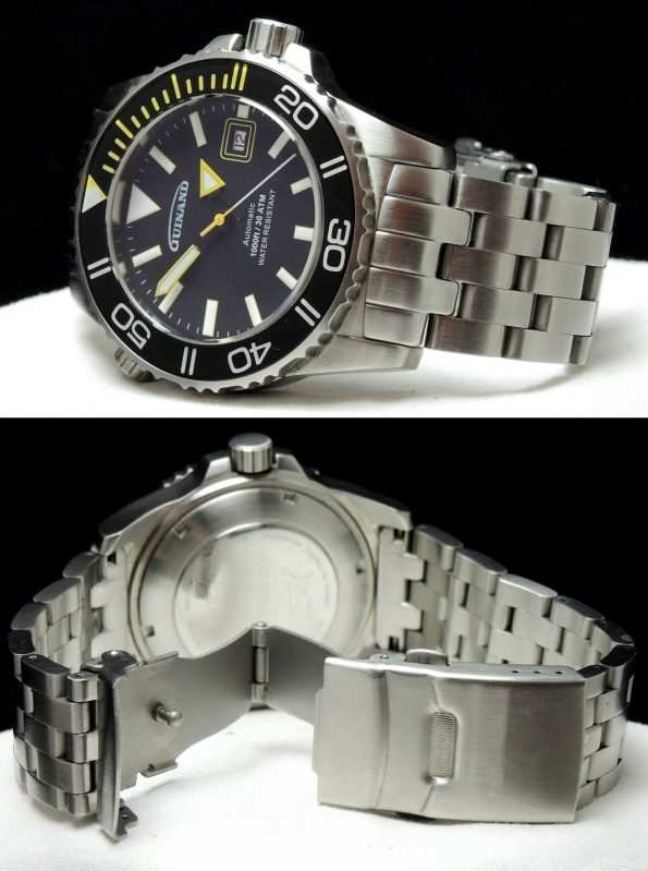Helmut SINNs personal watch Guinard Diver with his Signature