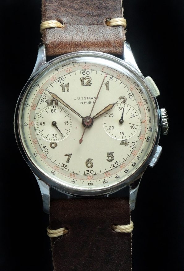 Junghans Vintage Chronograph mit Two Tone dial