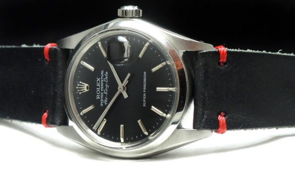 Serviced Rolex Air King Date Automatic Automatik with black dial