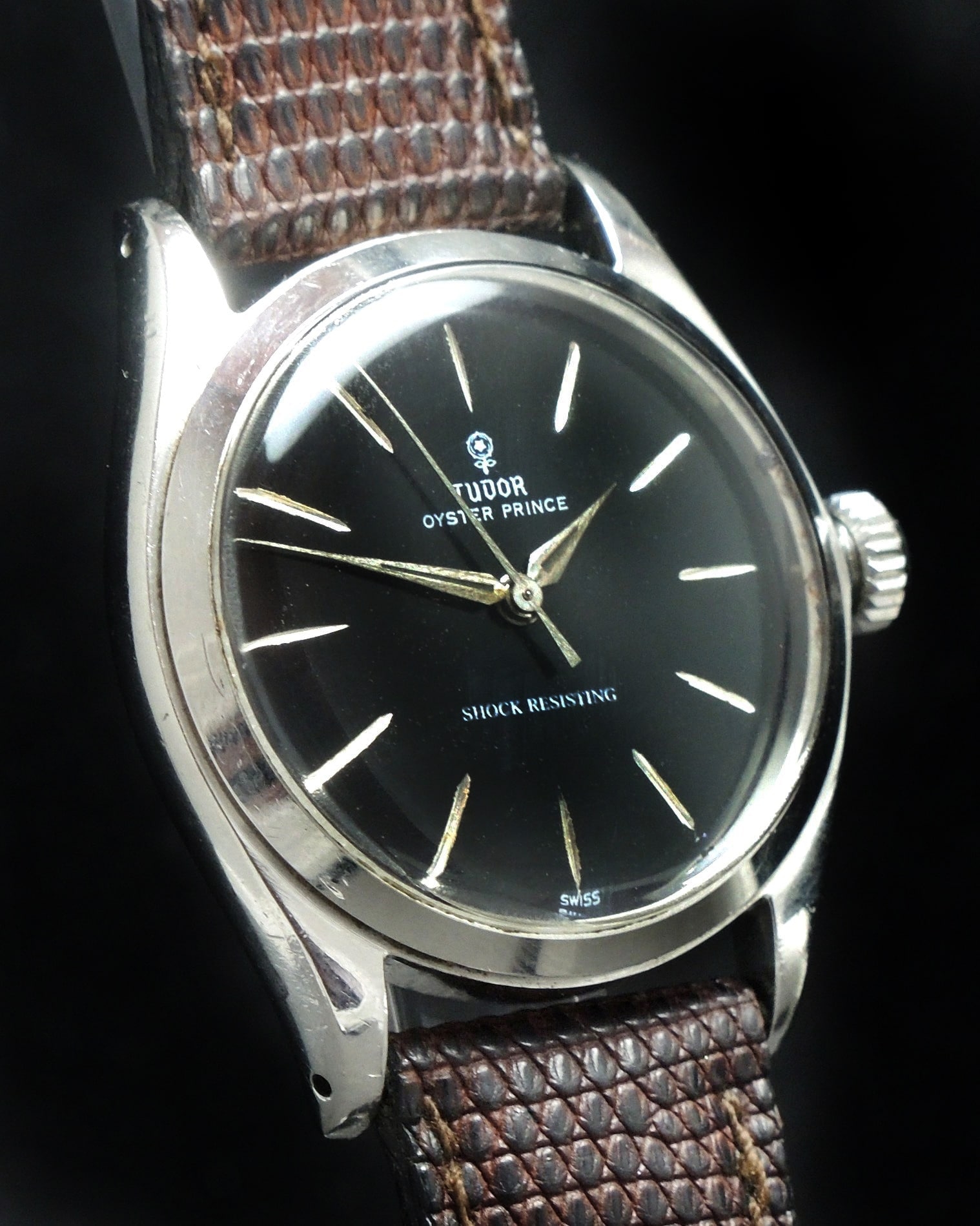 Tudor Oyster Prince with black dial 