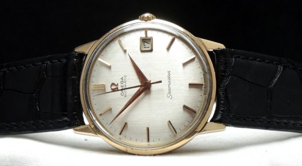 Omega Seamaster Automatik Automatic 18 ct Pink Gold Linen dial