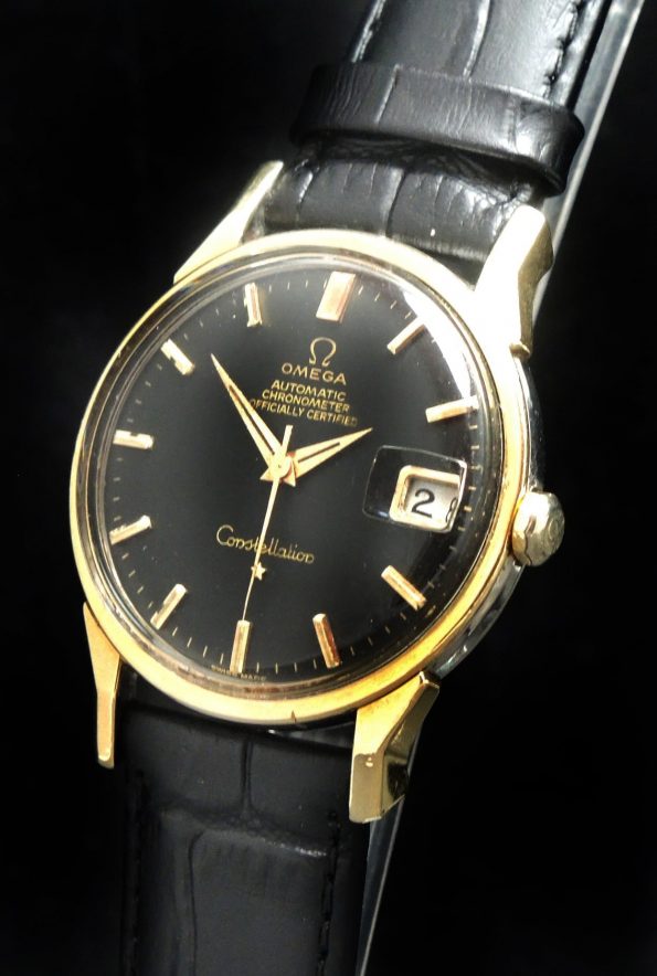 1967 Gold Plated Omega Constellation with black dial