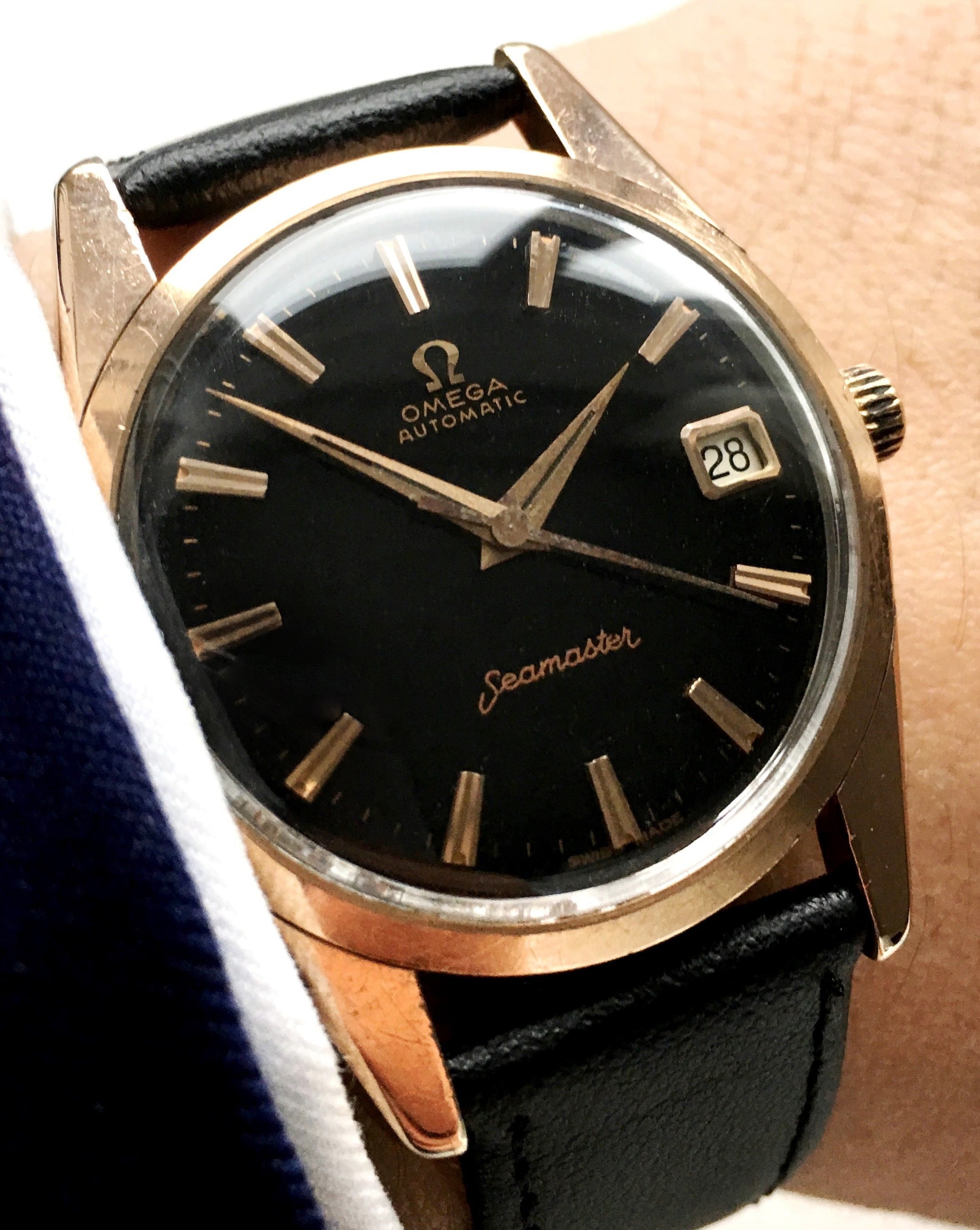 black and gold omega