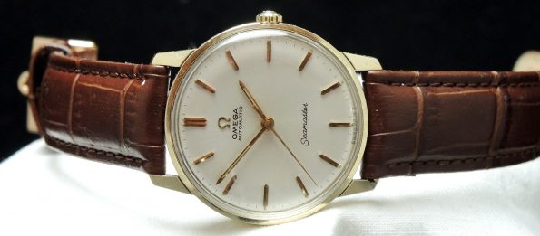 1967 Perfect Omega Seamaster Automatik Automatic solid gold Vintage