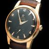 36mm Omega Automatic Solid Pink Gold black dial