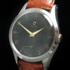 Wonderful 36mm Omega Steel Watch black dial