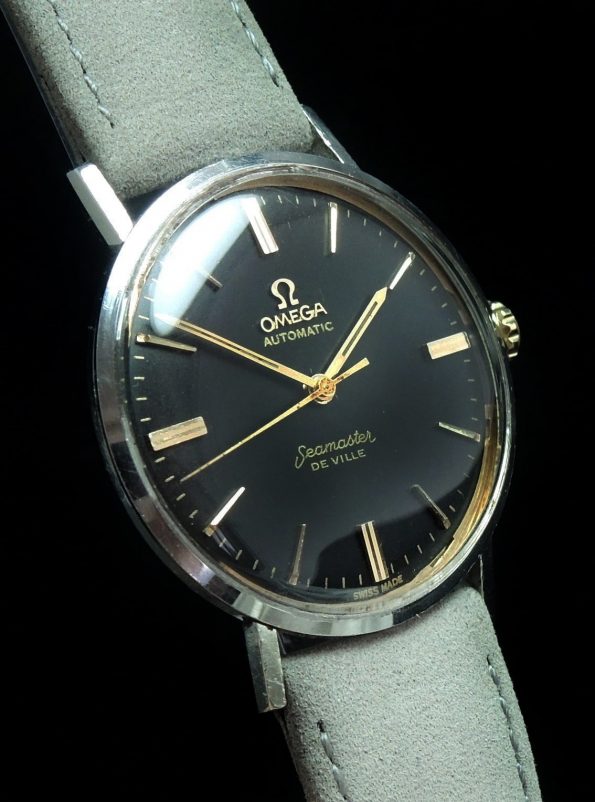 Omega Seamaster Vintage De Ville Automatic Steel black dial