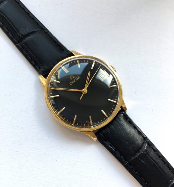 Restaurierte 31mm Omega Vintage Lady Damen Gold Uhr