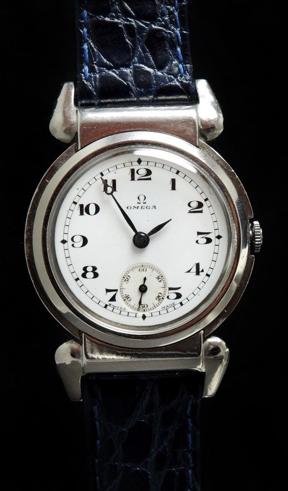 Oversize Jumbo Omega Scarab Vintage Uhr Enamel dial