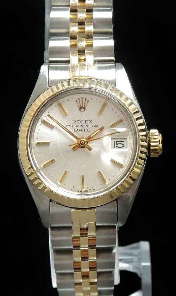 Original Rolex Damen Datejust Stahl Gold Automatik