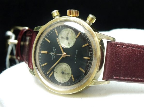 Serviced Vintage Breitling Top Time Reverse Panda dial