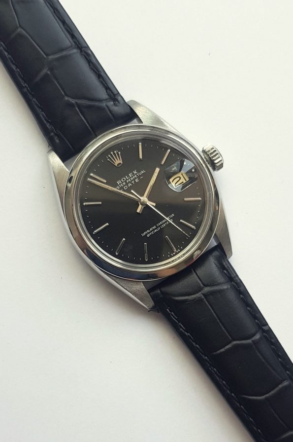 Datejust Sister 35mm Rolex Date Automatic black dial | Vintage Portfolio