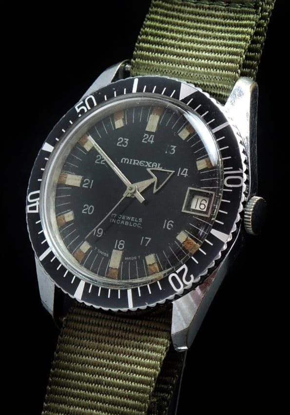Mixeral Military Vintage Uhr Diver 36mm