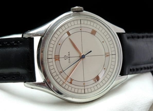 Tolle Vintage Omega Oversize Jumbo Two Tone Dial