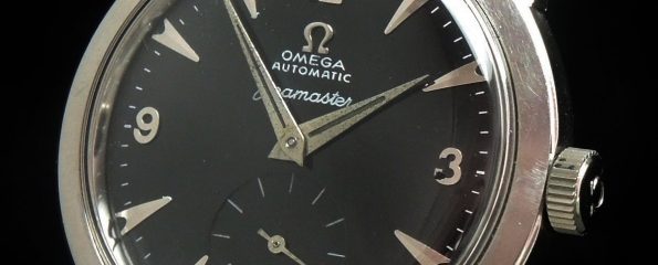 Restored Omega Seamaster Automatic Calatrava black dial