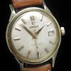 Serviced Omega Constellation Solid Gold Cream Automatic