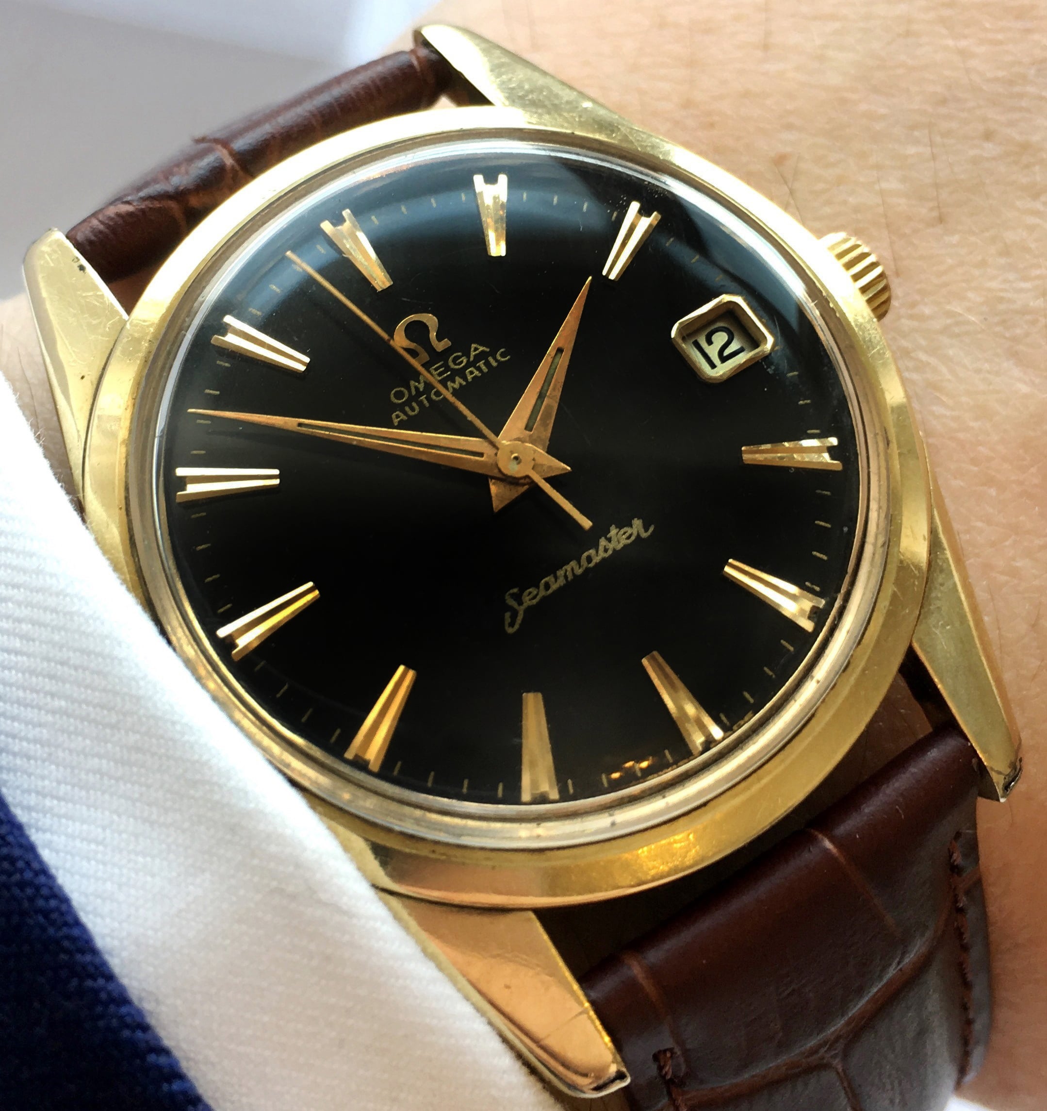 black and gold omega