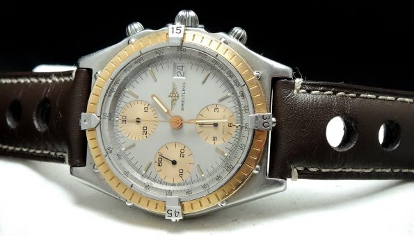 Toller Breitling Chronomat Vintage Automatik Goldlünette