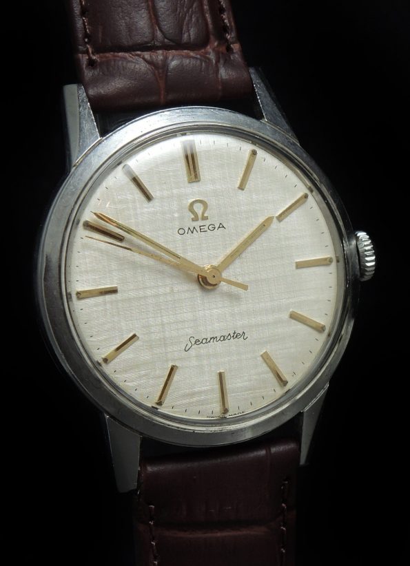 Omega Seamaster with Textured Linen Dial