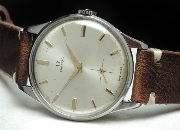 Servicierte 36mm Omega Vintage Handaufzugs Uhr