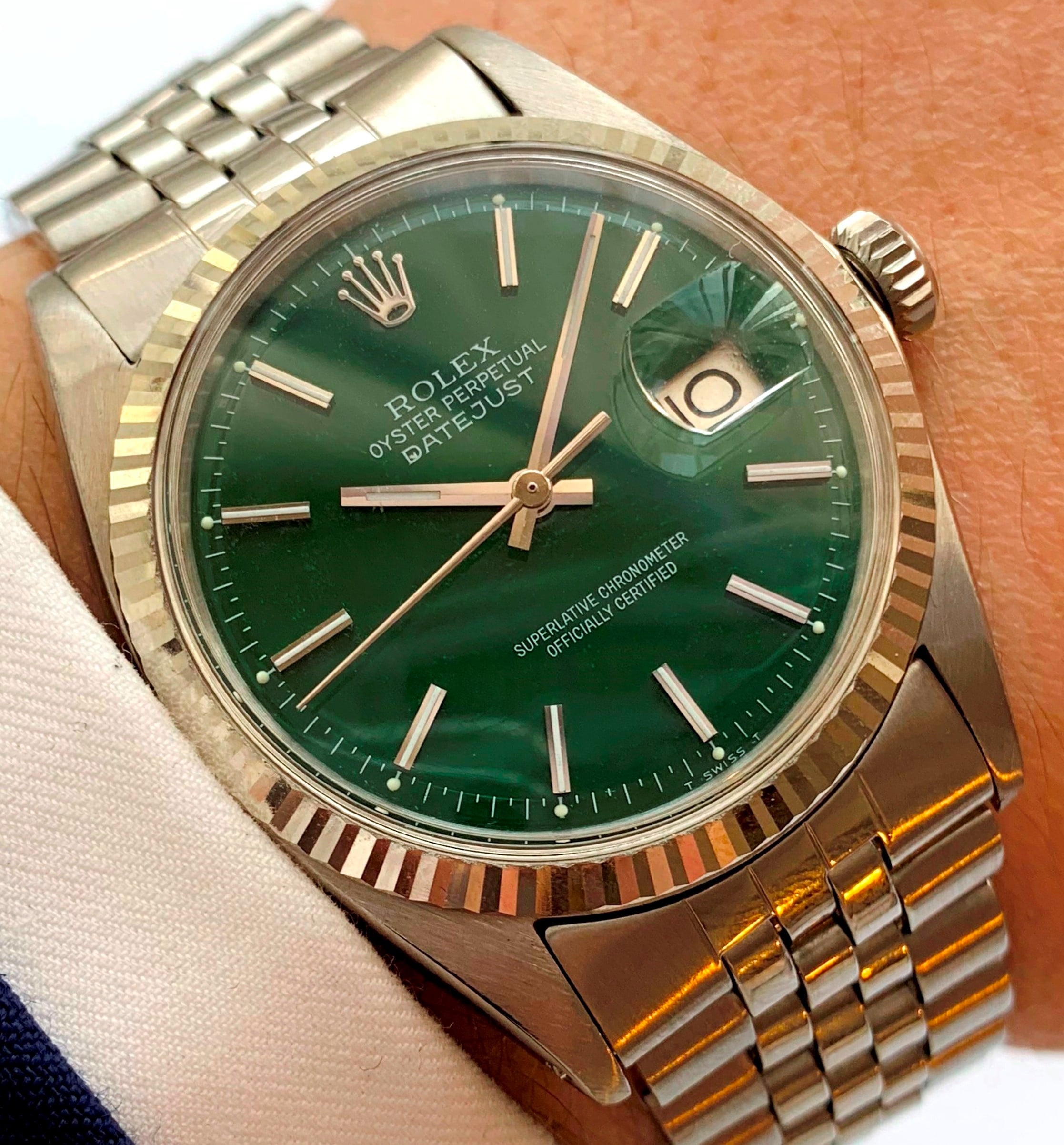 datejust green face