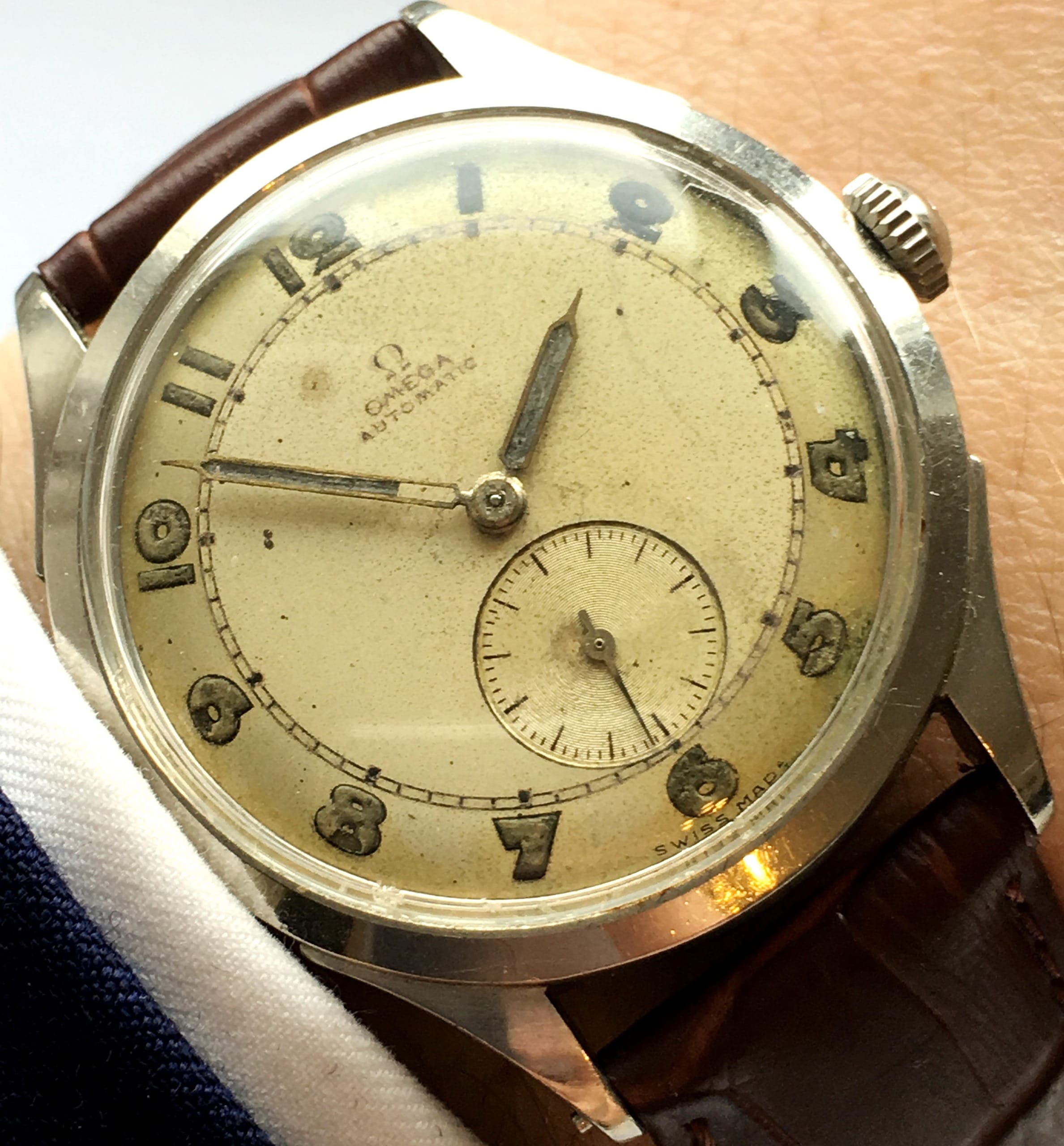 THE FIRST 40ties Omega Automatic Bumper 