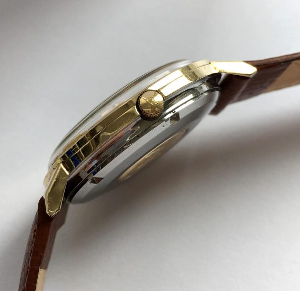 Beautiful Unrestored Gold Plated Omega Constellation