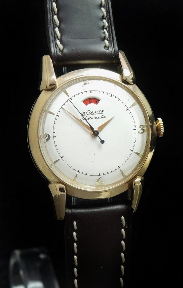 1950s Gold Plated Jaeger LeCoultre Bumper Automatic Power Reserve ...