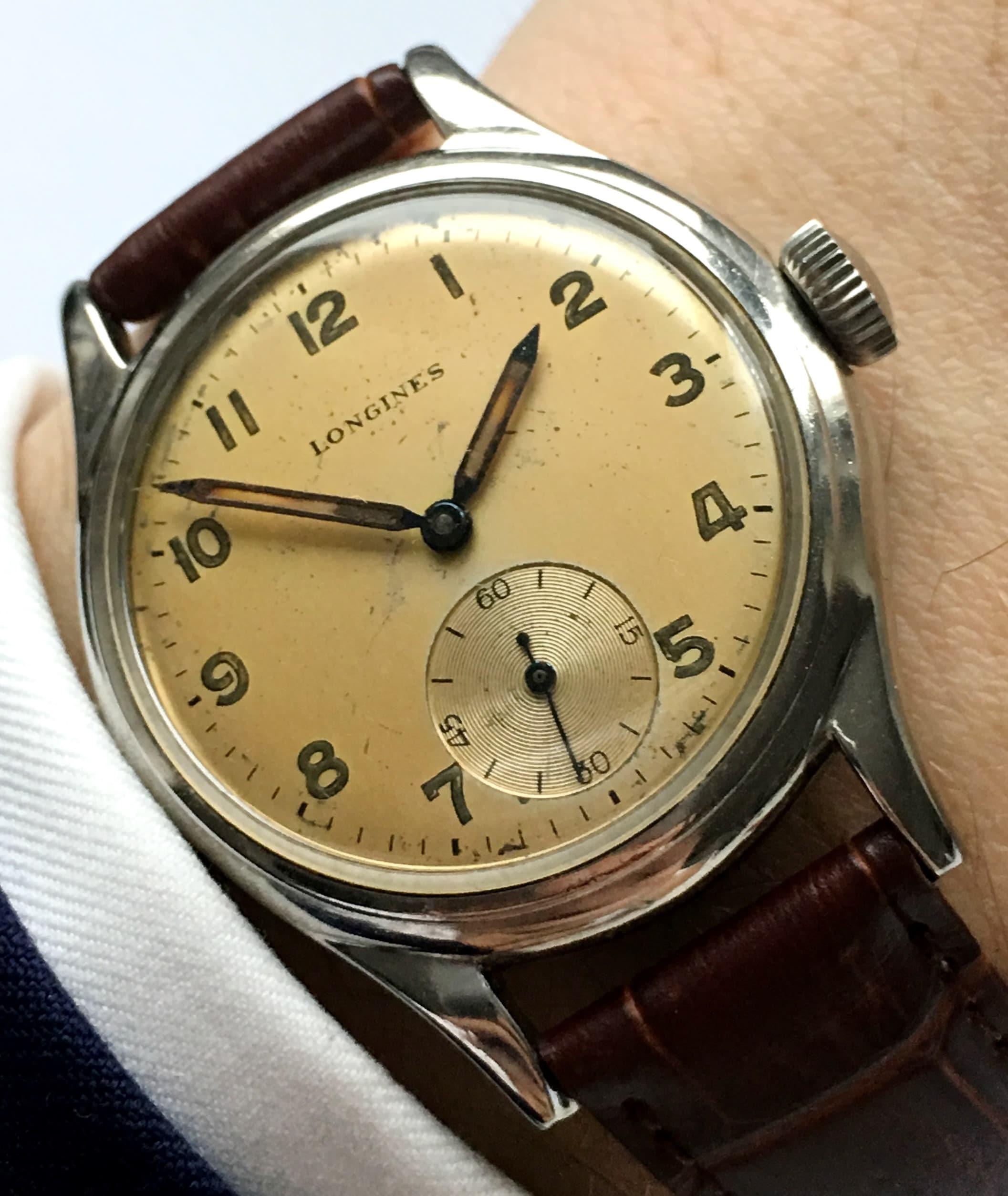 Vintage Longines Military Inspired 1940's Automatic Watch | lupon.gov.ph