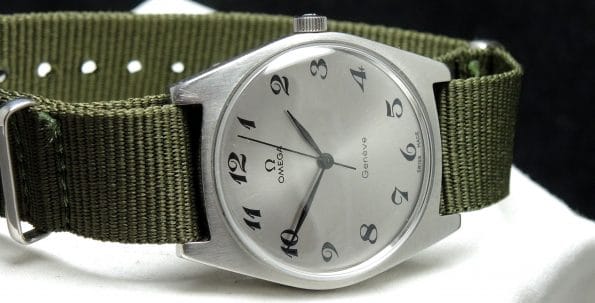 Refurbished Omega Genève with Silver Breguet Numeral Dial