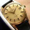 Unrestored 18k Yellow Gold Omega Constellation DeLuxe Linen