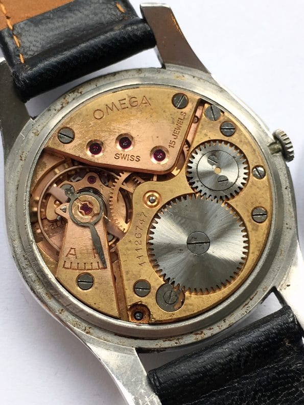 AMAZING LUGS Omega 30T2 fully restored two tone dial