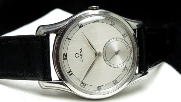 AMAZING LUGS Omega 30T2 fully restored two tone dial